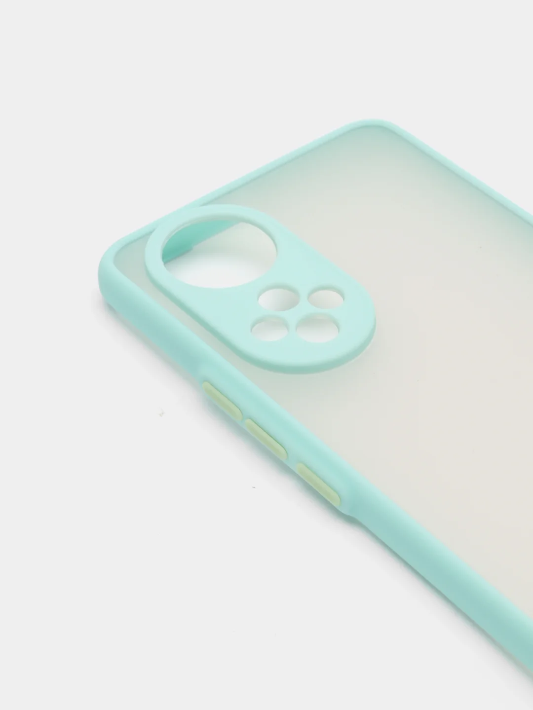 Бирюзовый чехол для Honor 50 и Huawei Nova 9, пластиковый, матовый, с цветными кнопками