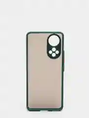 Зеленый чехол для Honor 50 и Huawei Nova 9, пластиковый, матовый, с цветными кнопками