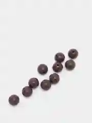 Коричневый бусины резиновые стопорные