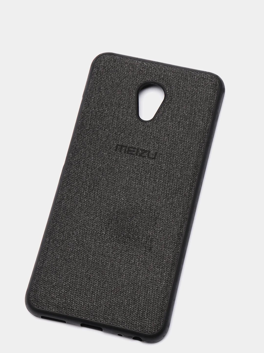 Черный чехол джинсовый для Meizu M5C / A5 / M5S / MX6 / M6 Note / U10
