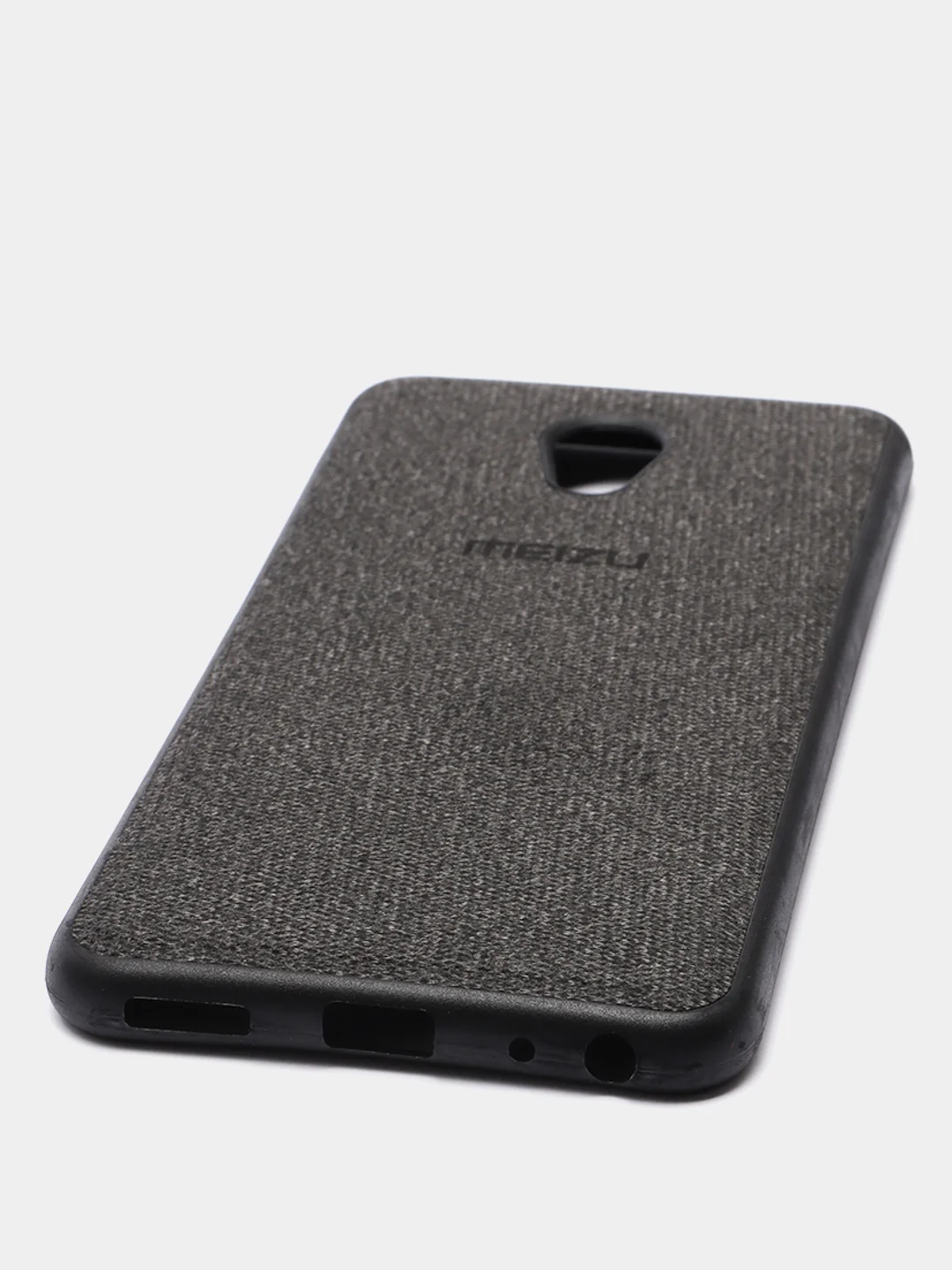 Черный чехол джинсовый для Meizu M5C / A5 / M5S / MX6 / M6 Note / U10