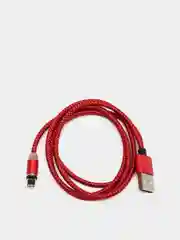 Красный кабель для зарядки X-cable, магнитный, 2.1 А, 360 + магнитный коннектор-разъем