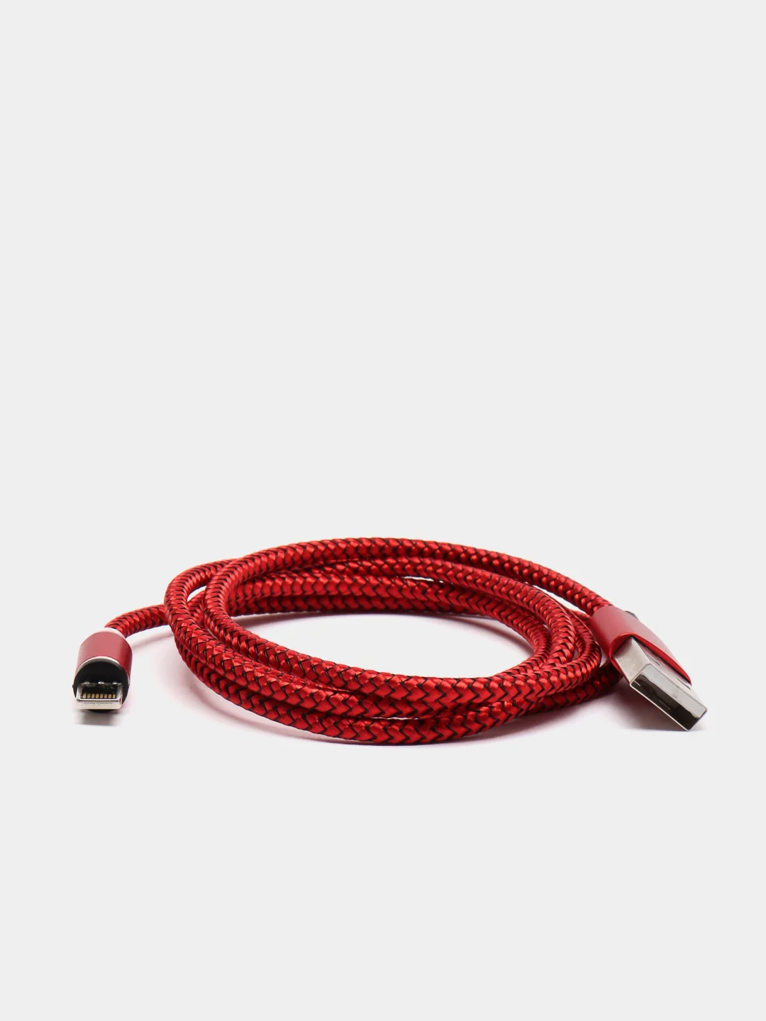 Красный кабель для зарядки X-cable, магнитный, 2.1 А, 360 + магнитный коннектор-разъем