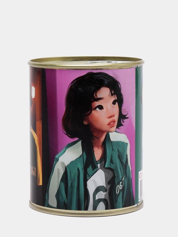 Копилка для денег, монет и купюр "Игра в кальмара, игрок 067"