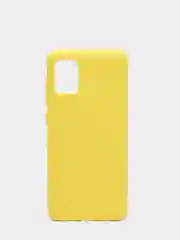 Желтый чехол Samsung Galaxy A31, Самсунг Галакси А31 силиконовый Silicone Cover