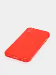 Красный чехол для iPhone XS/12 Mini/12 Pro Max цветной матовый, прозрачный