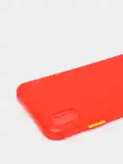 Красный чехол для iPhone XS/12 Mini/12 Pro Max цветной матовый, прозрачный