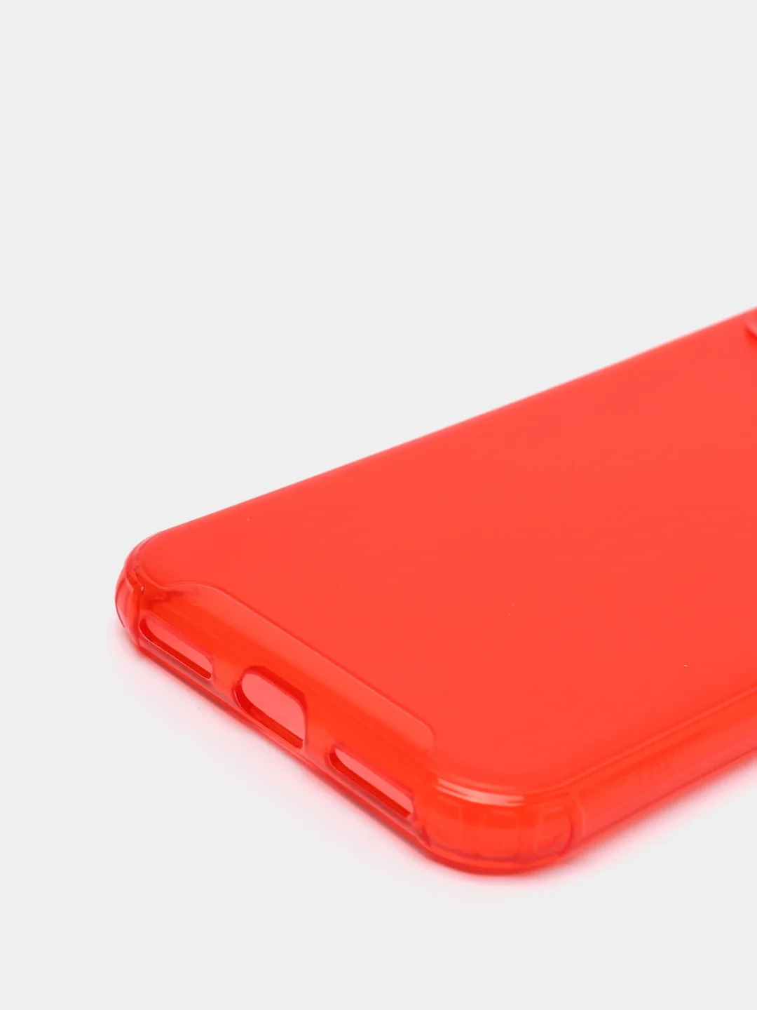 Красный чехол для iPhone XS/12 Mini/12 Pro Max цветной матовый, прозрачный