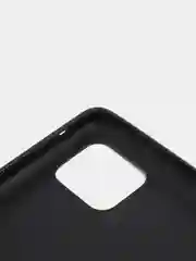 Угольный чехол Samsung Galaxy Note 10 Lite, Самсунг Галакси Нот силиконовый с кольцом-держателем