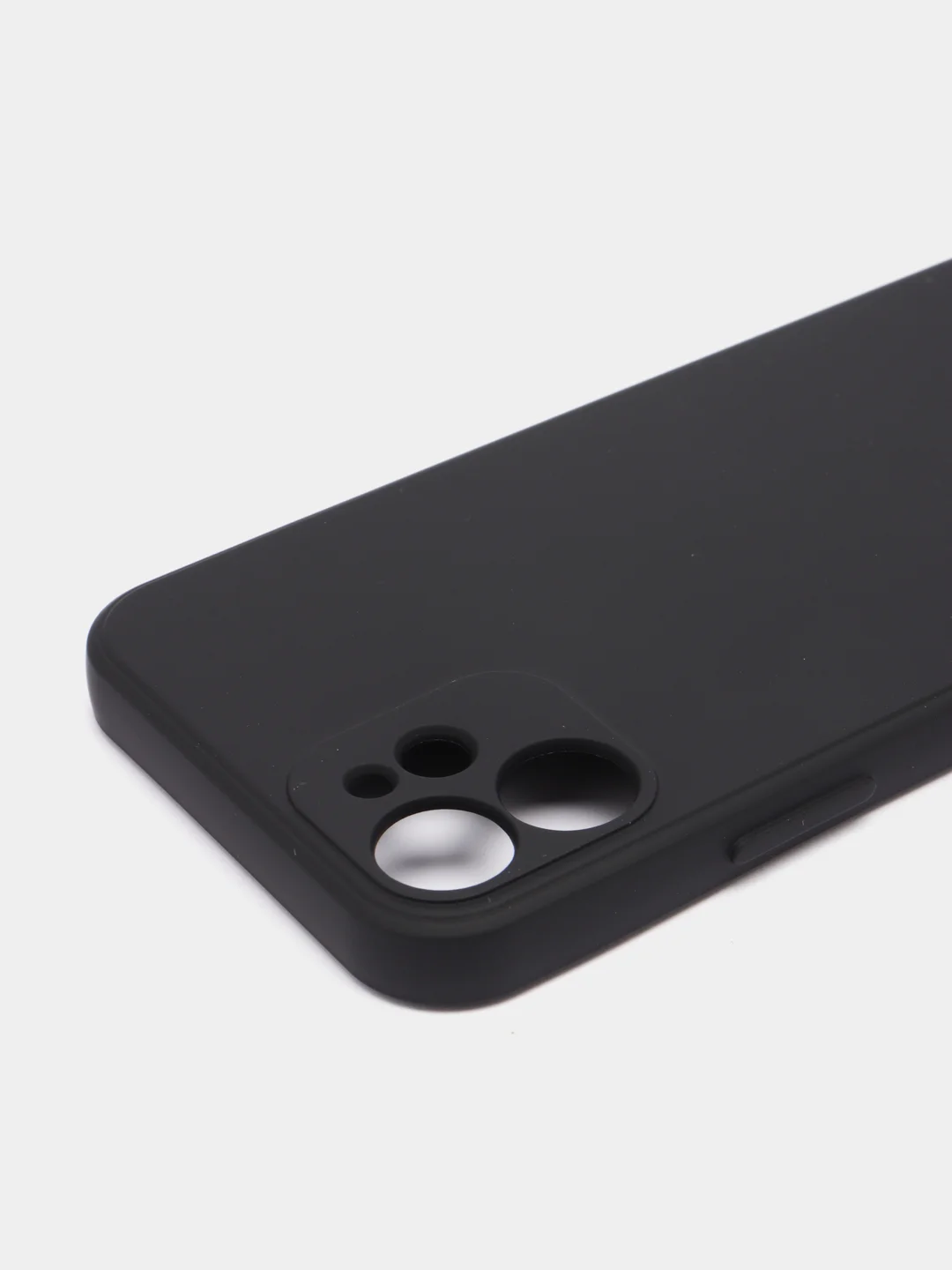 Черный чехол iPhone 11 13 12 Pro Mini силиконовый ( Айфон Про Мини )