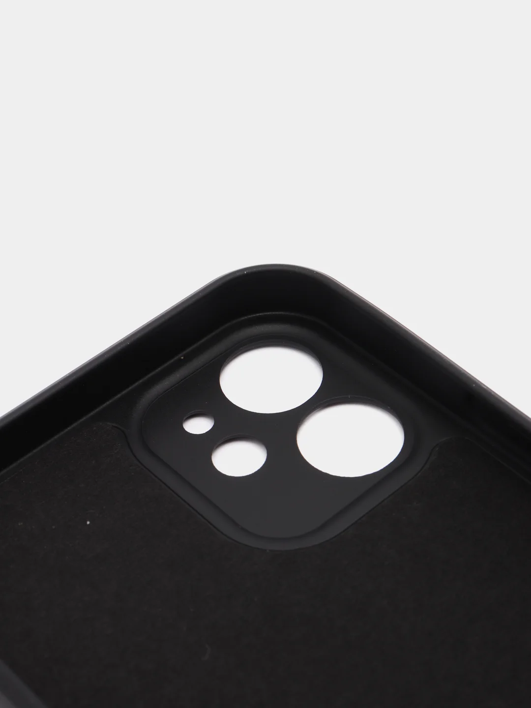 Черный чехол iPhone 11 13 12 Pro Mini силиконовый ( Айфон Про Мини )