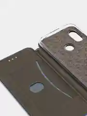 Синий чехол-книжка на Xiaomi Redmi 6 Pro / Mi A2 Lite (Сяоми Редми 6 Про, Ми А2 лайт)