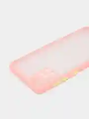 Конфетный чехол Samsung Galaxy A51 полупрозрачный пластиковый матовый с цветными кнопками