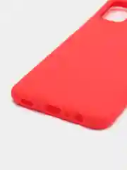 Красный чехол Samsung Galaxy A03s (Самсунг Галакси А03с) силиконовый, цветной, матовый