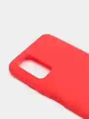 Красный чехол Samsung Galaxy A03s (Самсунг Галакси А03с) силиконовый, цветной, матовый