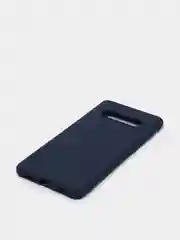 Синий чехол на Samsung (Самсунг) S8, S9, S9 plus, S10, S10 plus, S10e