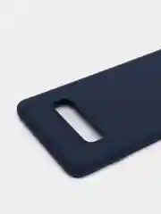 Синий чехол на Samsung (Самсунг) S8, S9, S9 plus, S10, S10 plus, S10e
