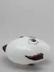 Белый фольгированный шар в форме зверей