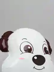 Белый фольгированный шар в форме зверей