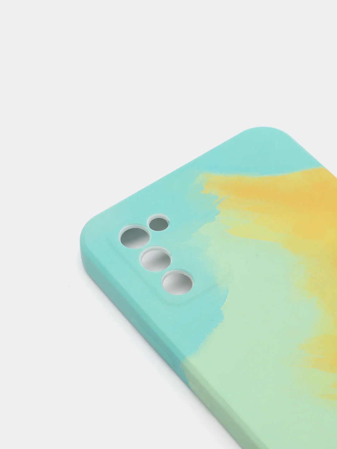 Лесной зеленый чехол силиконовый Samsung Galaxy A02s, Самсунг Галакси А02с с мягким подкладом