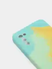 Лесной зеленый чехол силиконовый Samsung Galaxy A02s, Самсунг Галакси А02с с мягким подкладом