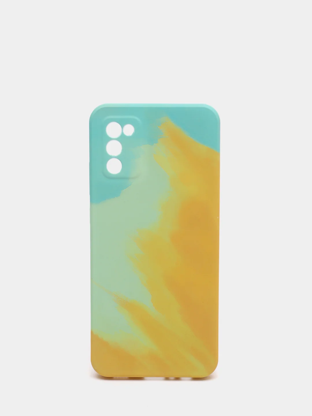 Лесной зеленый чехол силиконовый Samsung Galaxy A02s, Самсунг Галакси А02с с мягким подкладом