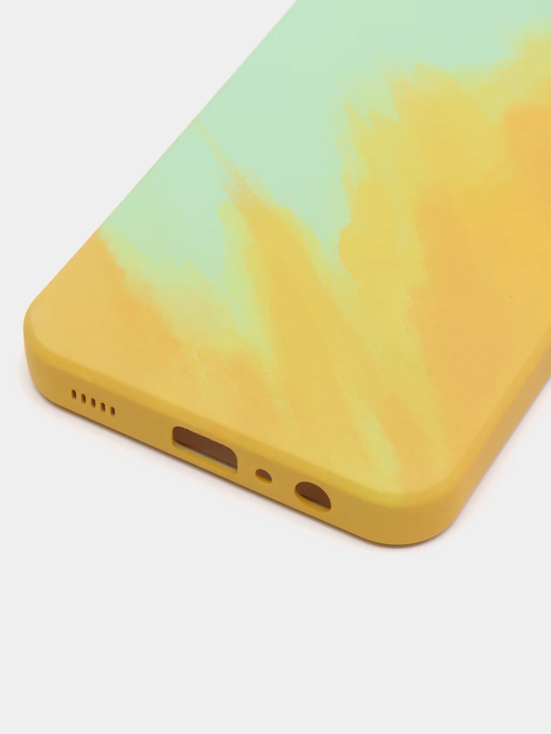 Лесной зеленый чехол силиконовый Samsung Galaxy A02s, Самсунг Галакси А02с с мягким подкладом
