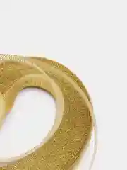 Зеленый лента парчовая с блеском для украшения подарков