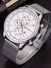Белый часы наручные мужские Сurren 8227