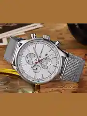 Белый часы наручные мужские Сurren 8227