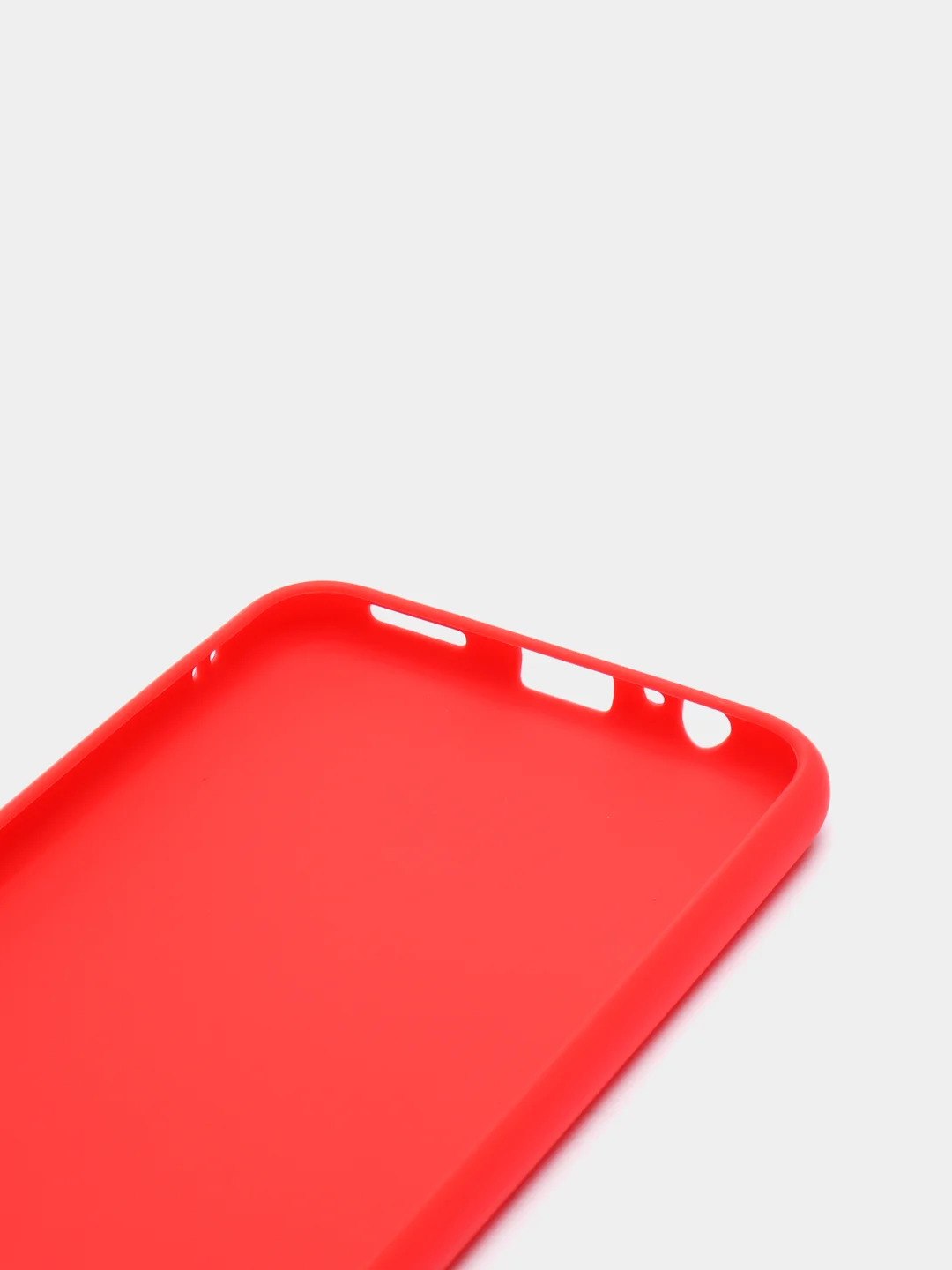 Красный чехол для Honor 9C, Huawei P40 Lite E силиконовый цветной матовый, накладка