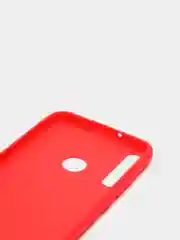 Красный чехол для Honor 9C, Huawei P40 Lite E силиконовый цветной матовый, накладка