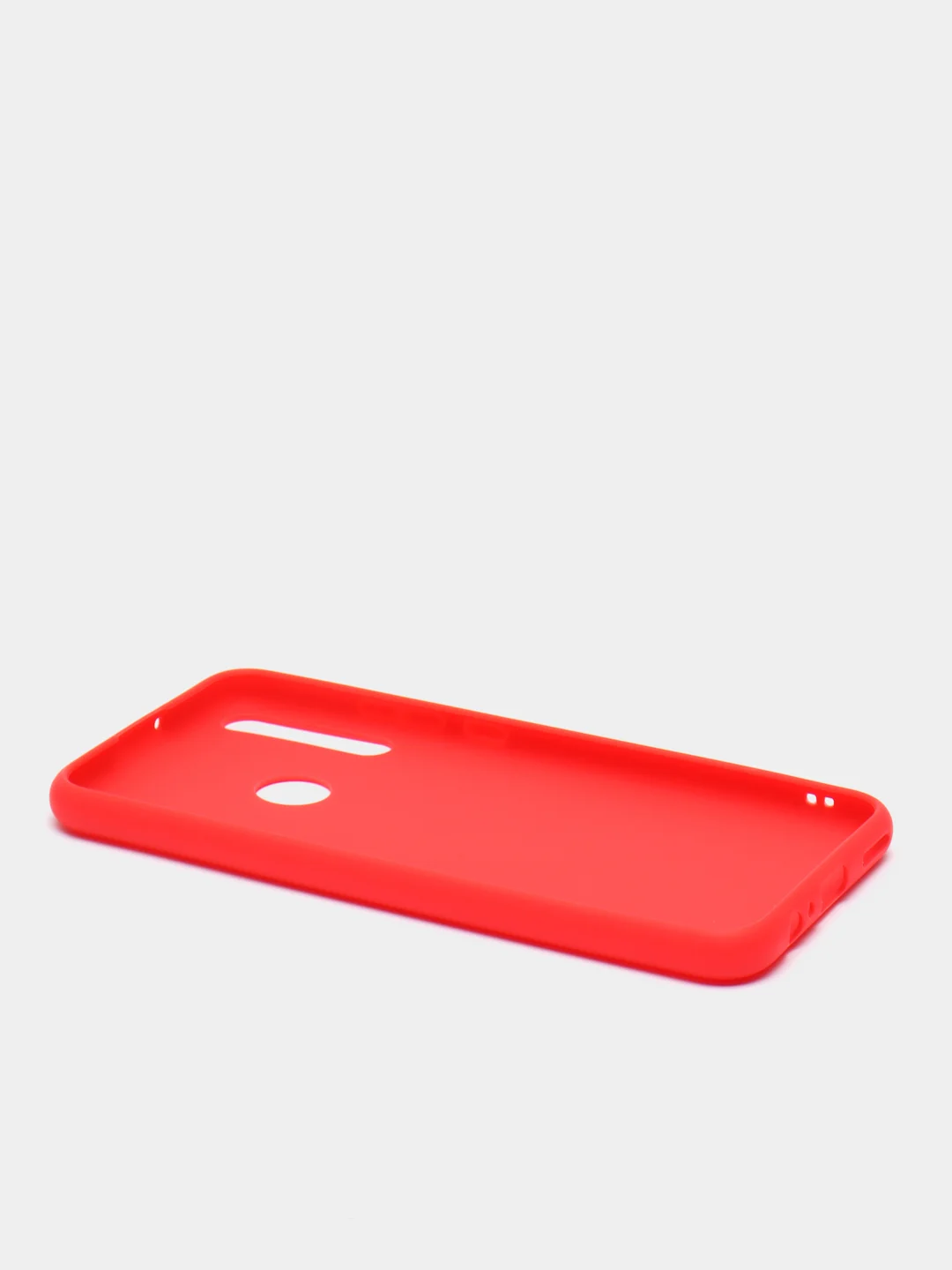 Красный чехол для Honor 9C, Huawei P40 Lite E силиконовый цветной матовый, накладка