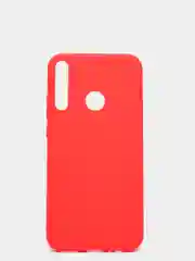 Красный чехол для Honor 9C, Huawei P40 Lite E силиконовый цветной матовый, накладка