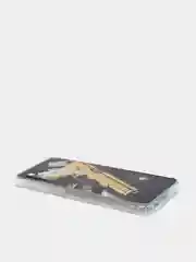 Горчичный чехол Samsung Galaxy A02, Самсунг Галакси А02 силиконовый, с рисунком