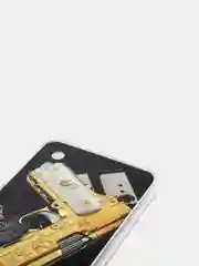 Горчичный чехол Samsung Galaxy A02, Самсунг Галакси А02 силиконовый, с рисунком
