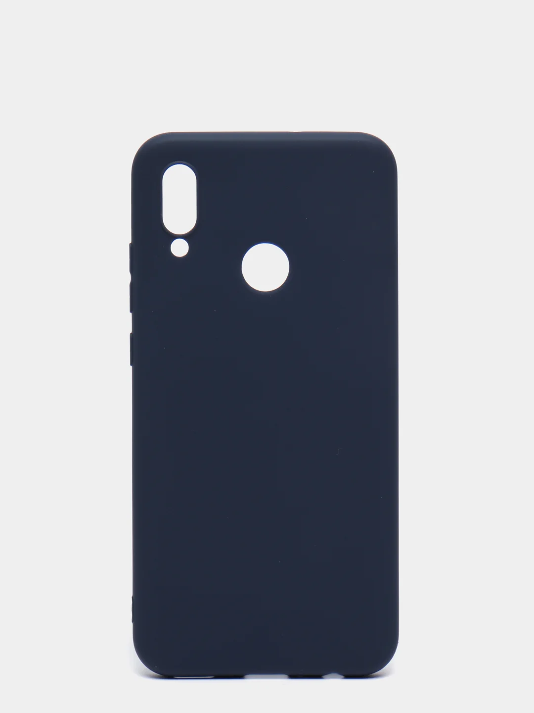 Темно-синий чехол для Honor 10 Lite, Huawei P Smart 2019 силиконовый цветной матовый, накладка