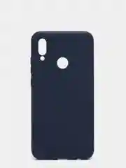 Темно-синий чехол для Honor 10 Lite, Huawei P Smart 2019 силиконовый цветной матовый, накладка