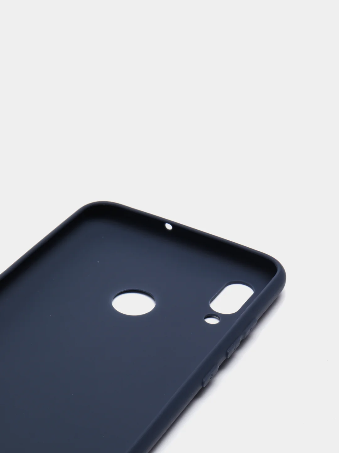 Темно-синий чехол для Honor 10 Lite, Huawei P Smart 2019 силиконовый цветной матовый, накладка