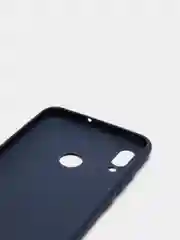 Темно-синий чехол для Honor 10 Lite, Huawei P Smart 2019 силиконовый цветной матовый, накладка