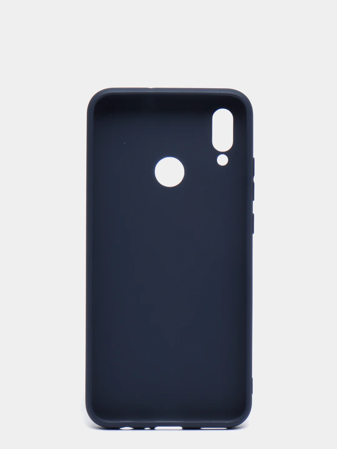 Темно-синий чехол для Honor 10 Lite, Huawei P Smart 2019 силиконовый цветной матовый, накладка
