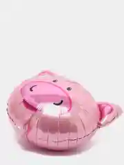 Розовый фольгированный шар в форме зверей