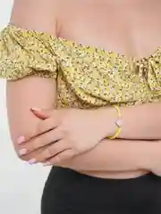 Лимонный браслет, красная нить