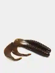 Коричневый силиконовые приманки ACTION PLASTICS Curl Tail Grub 3