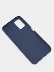 Темно-синий чехол Samsung Galaxy A03s (Самсунг Галакси А03с) силиконовый, цветной, матовый