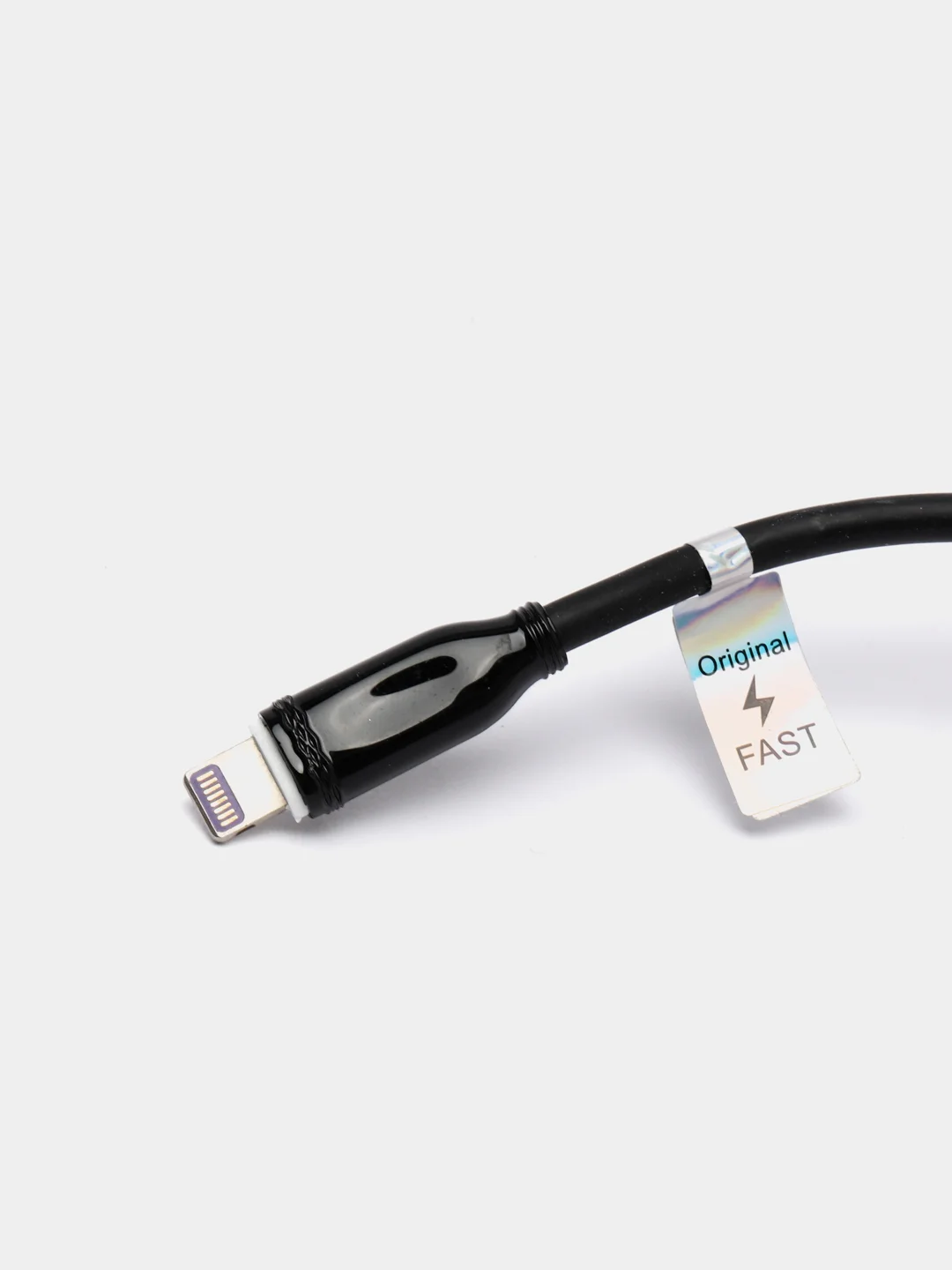 USB кабель (быстрая зарядка) мягкий силикон ECUSIN с выходом iPhone Lightning/Micro-USB