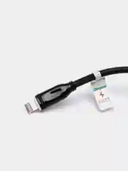 USB кабель (быстрая зарядка) мягкий силикон ECUSIN с выходом iPhone Lightning/Micro-USB
