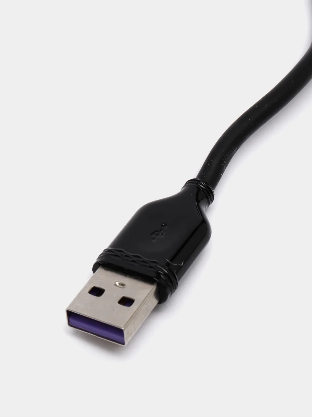 USB кабель (быстрая зарядка) мягкий силикон ECUSIN с выходом iPhone Lightning/Micro-USB