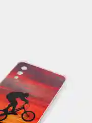 Рыжий чехол Samsung Galaxy A02, Самсунг Галакси А02 силиконовый, с рисунком