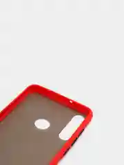 Красный чехол для Huawei Y6P, Хуавей У6П пластиковый матовый с цветными кнопками